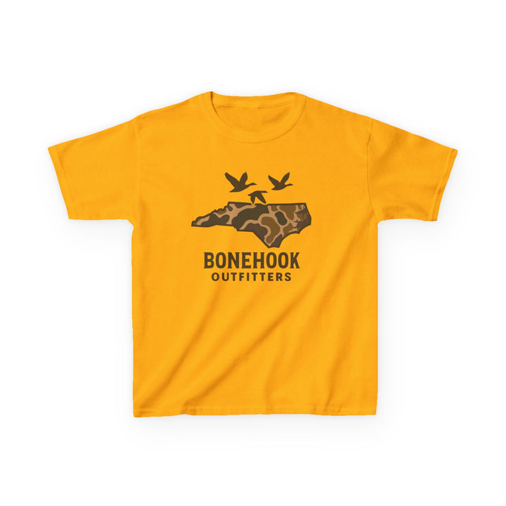 Boys’ NC Duck Camo Tee – Bonehook Youth Southern Pride Shirt