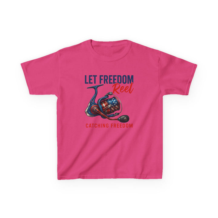Boys’ Let Freedom Reel Tee – Patriotic Fishing Youth Shirt