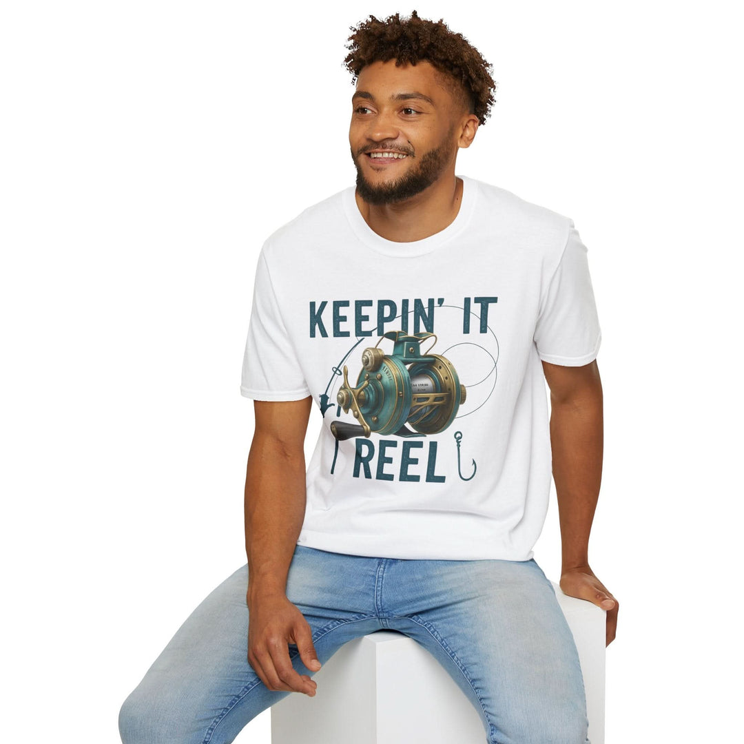 Keepin’ It Reel Fishing T-Shirt – Funny Graphic Tee for Anglers