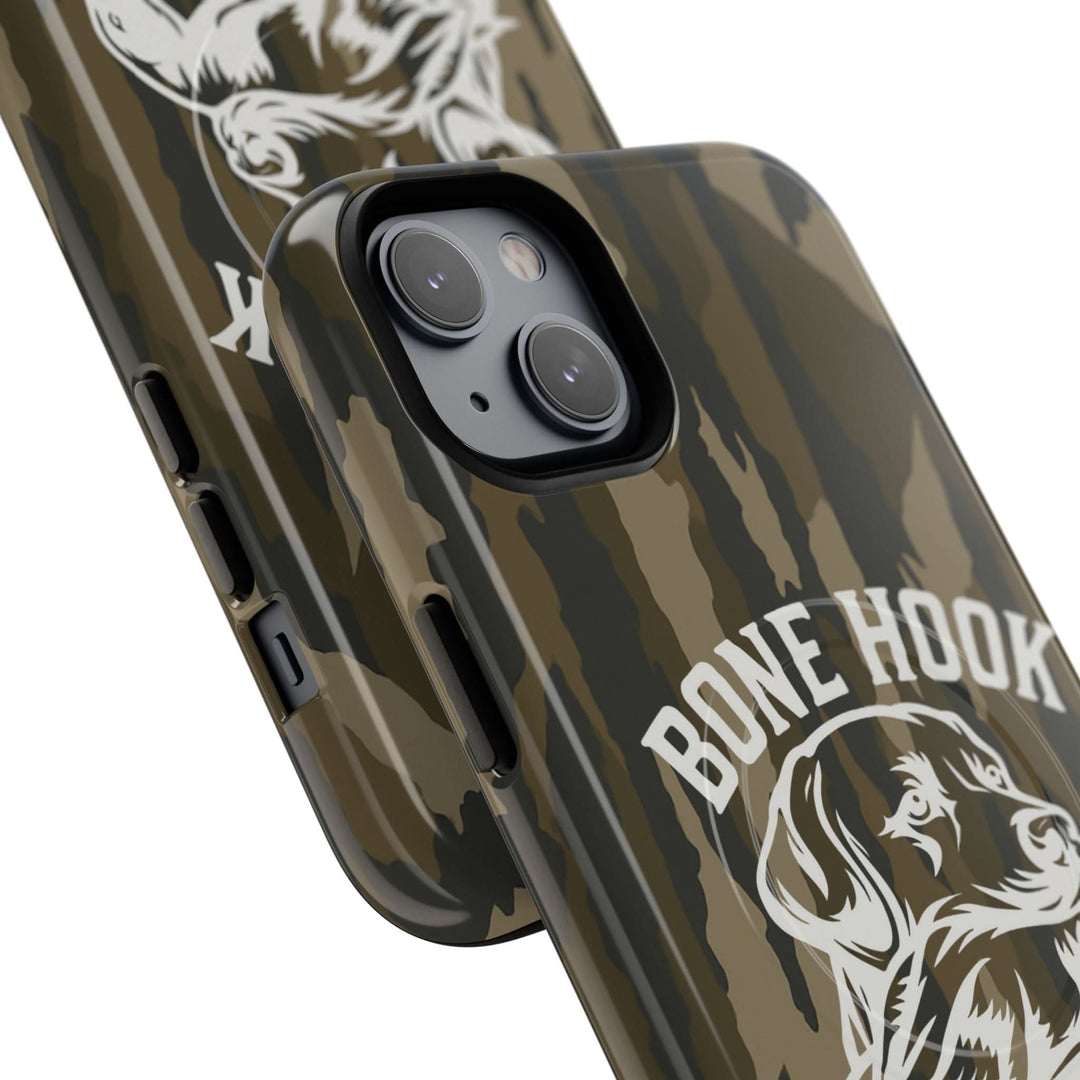 Bone Hook Outfitters Camo Phone Case – Dog & Duck Edition