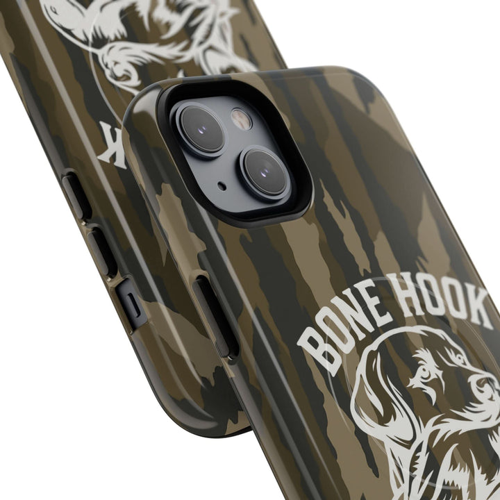 Bone Hook Outfitters Camo Phone Case – Dog & Duck Edition