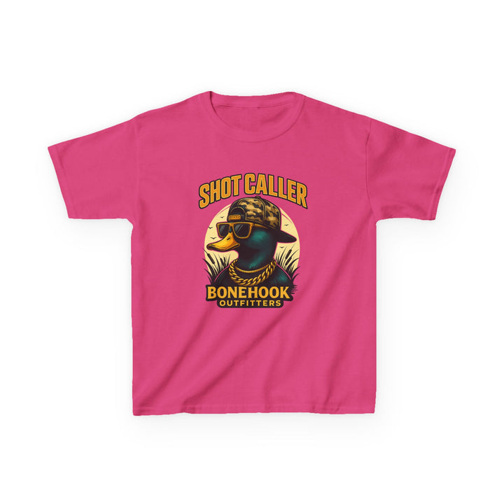 Boys’ Shot Caller Duck Tee – Bonehook Youth Camo Street Style Shirt