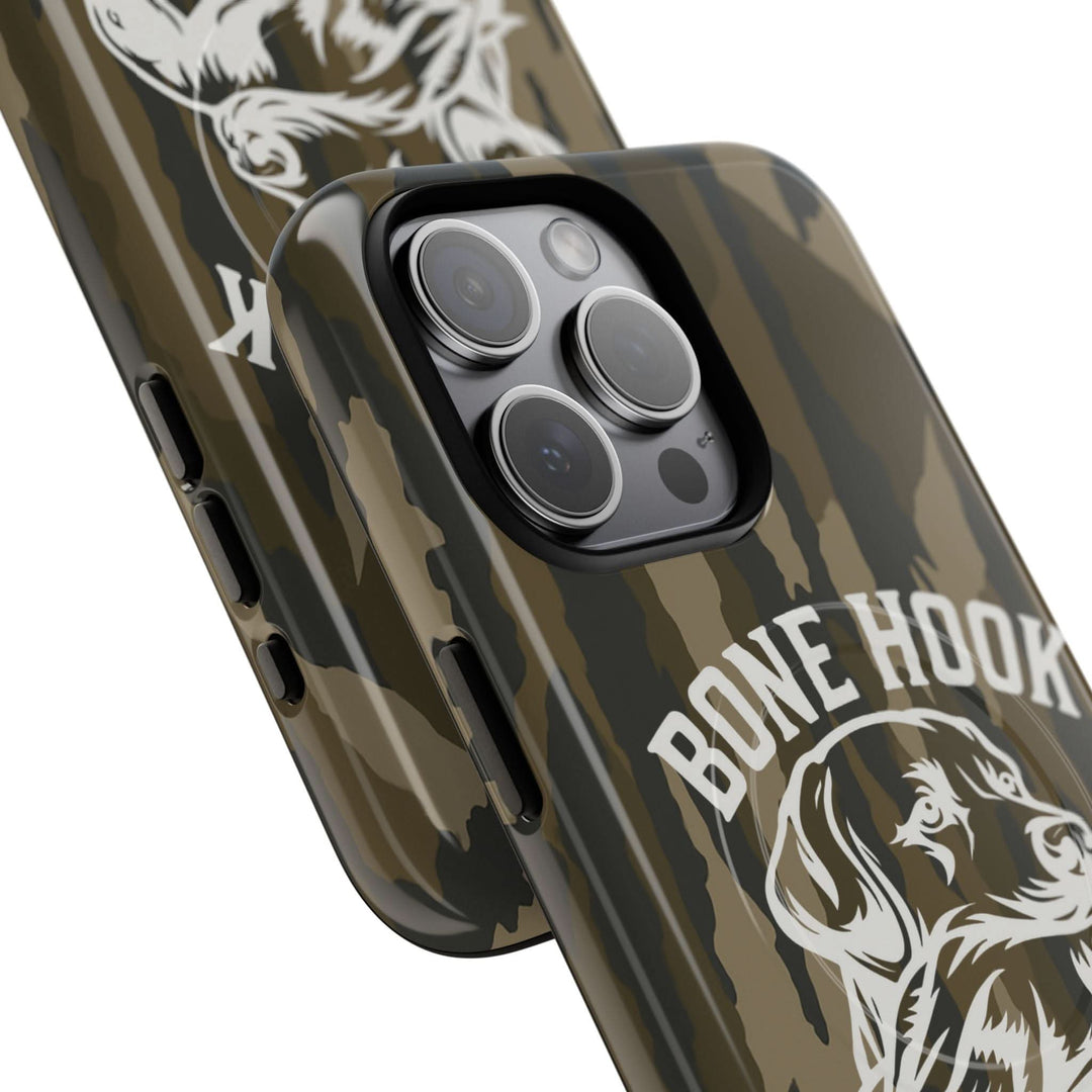 Bone Hook Outfitters Camo Phone Case – Dog & Duck Edition