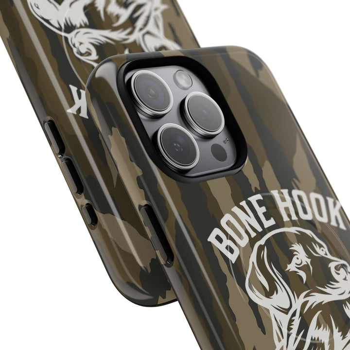 Bone Hook Outfitters Camo Phone Case – Dog & Duck Edition