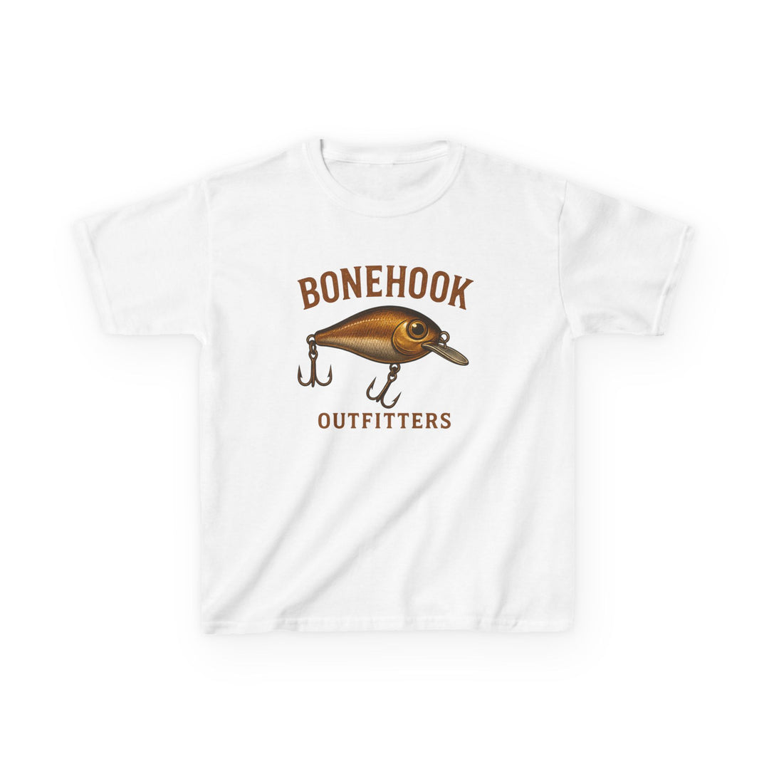 Boys’ Crankbait Fishing Tee – Bonehook Outfitters Youth Lure Shirt