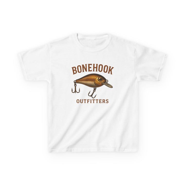 Boys’ Crankbait Fishing Tee – Bonehook Outfitters Youth Lure Shirt