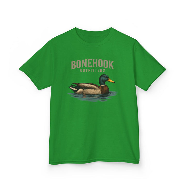 Boys’ Mallard Duck Tee – Bonehook Outfitters Youth Waterfowl Shirt