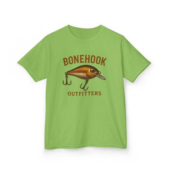 Boys’ Crankbait Fishing Tee – Bonehook Outfitters Youth Lure Shirt