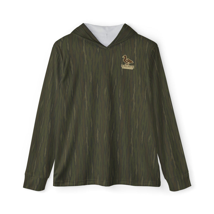 Bonehook Outfitters UV Camo Hoodie – Duck Logo Performance Hunting Shirt