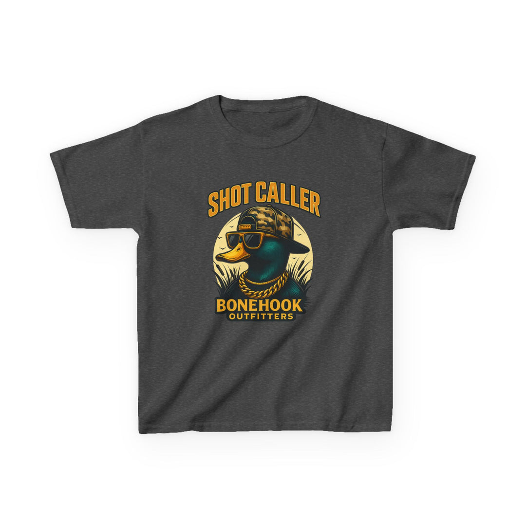 Boys’ Shot Caller Duck Tee – Bonehook Youth Camo Street Style Shirt