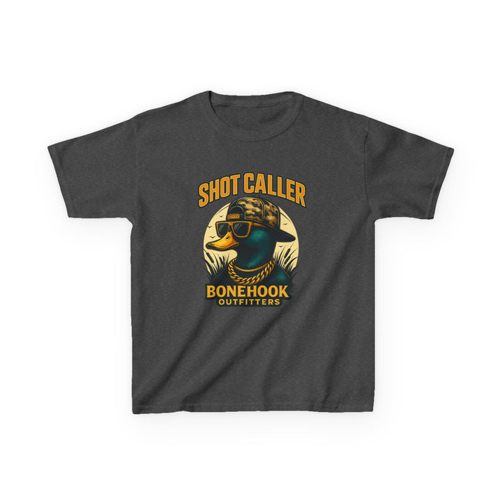 Boys’ Shot Caller Duck Tee – Bonehook Youth Camo Street Style Shirt