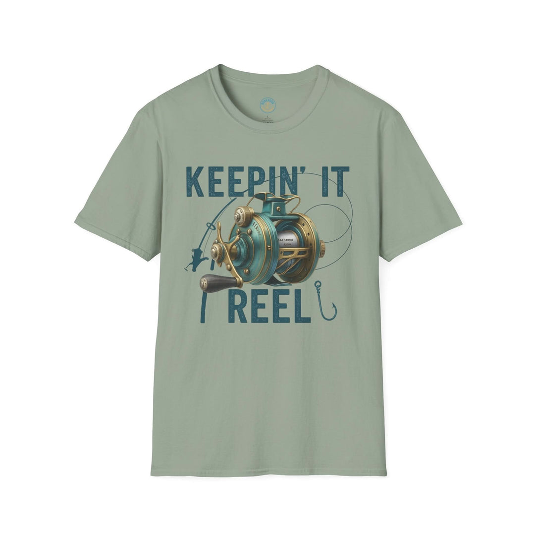Keepin’ It Reel Fishing T-Shirt – Funny Graphic Tee for Anglers