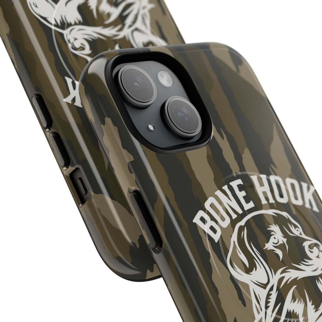 Bone Hook Outfitters Camo Phone Case – Dog & Duck Edition