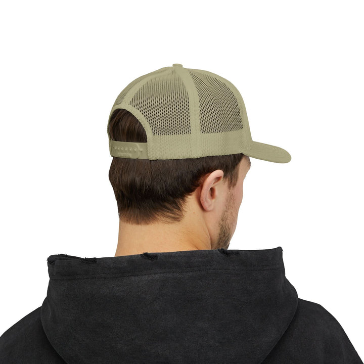 Snapback Trucker Cap - Bonehook Outfitters with County Dog and Duck Design