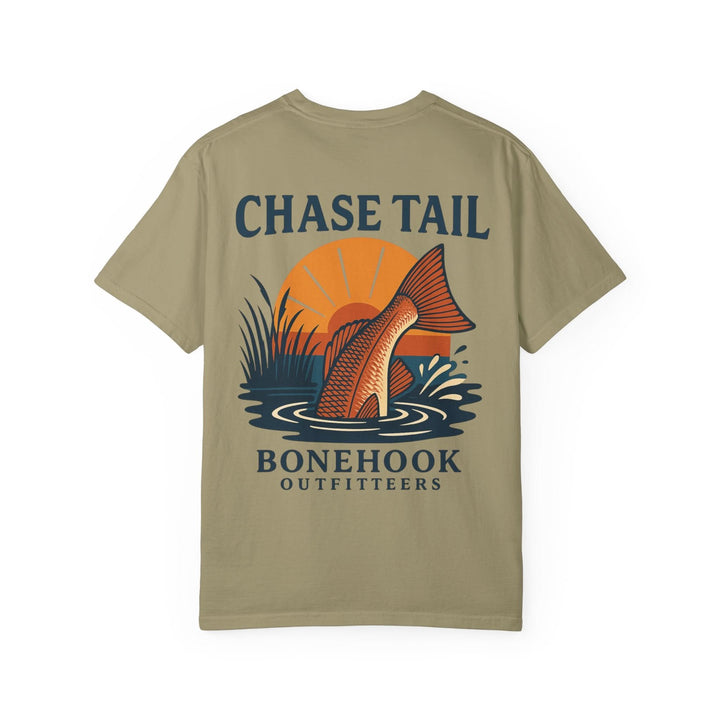 Chase Tail Tee – Bonehook Redfish Sunset Fishing Shirt