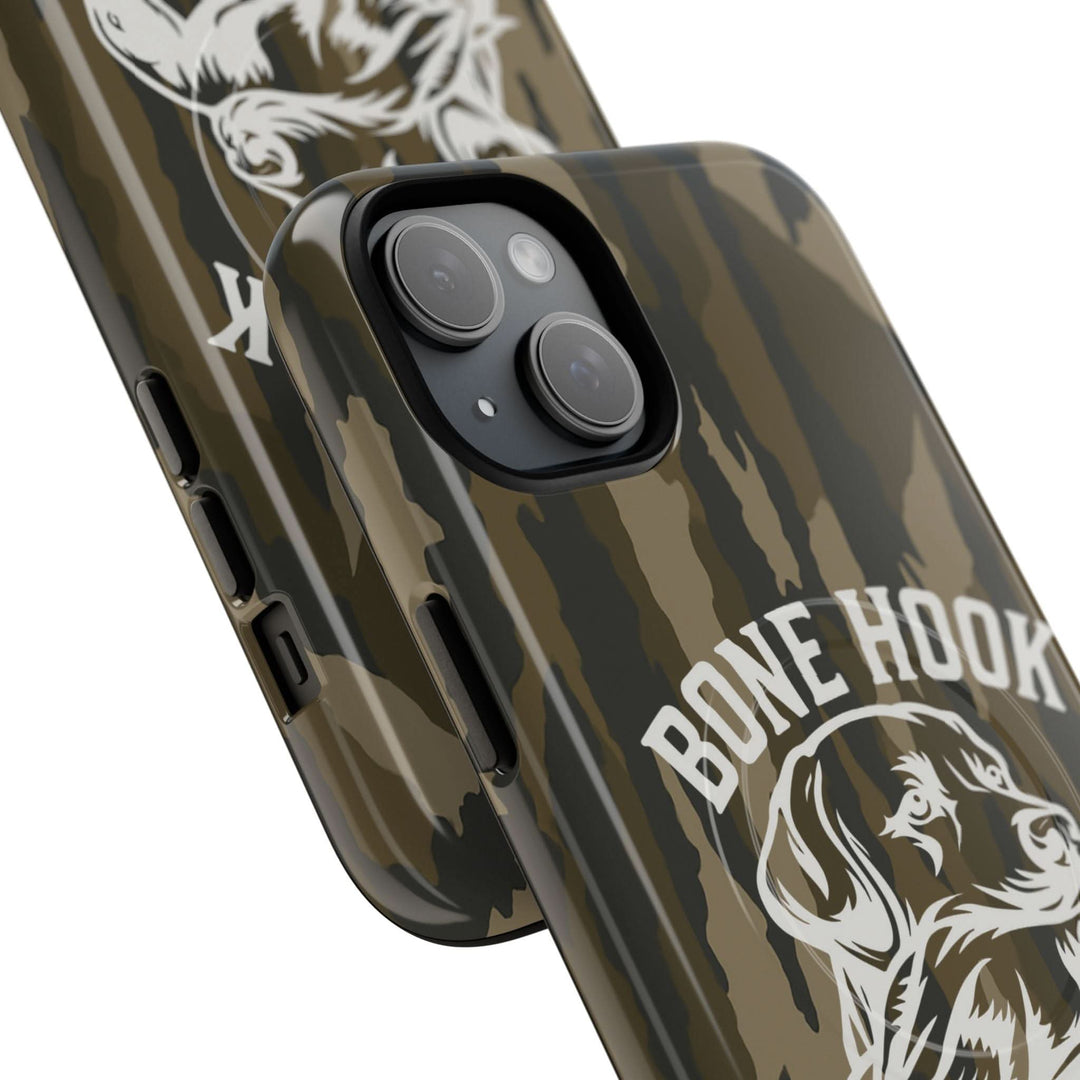 Bone Hook Outfitters Camo Phone Case – Dog & Duck Edition
