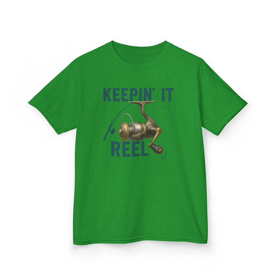 Keepin’ It Reel Youth Fishing Tee – Bonehook Outfitters