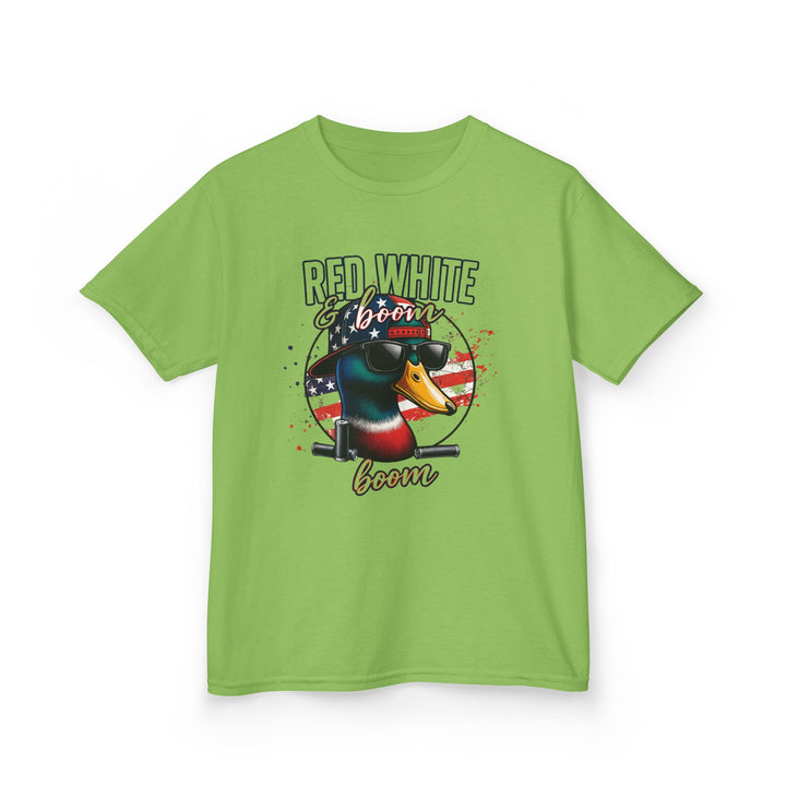 Red, White & Boom Duck Youth Tee – Patriotic Southern Style