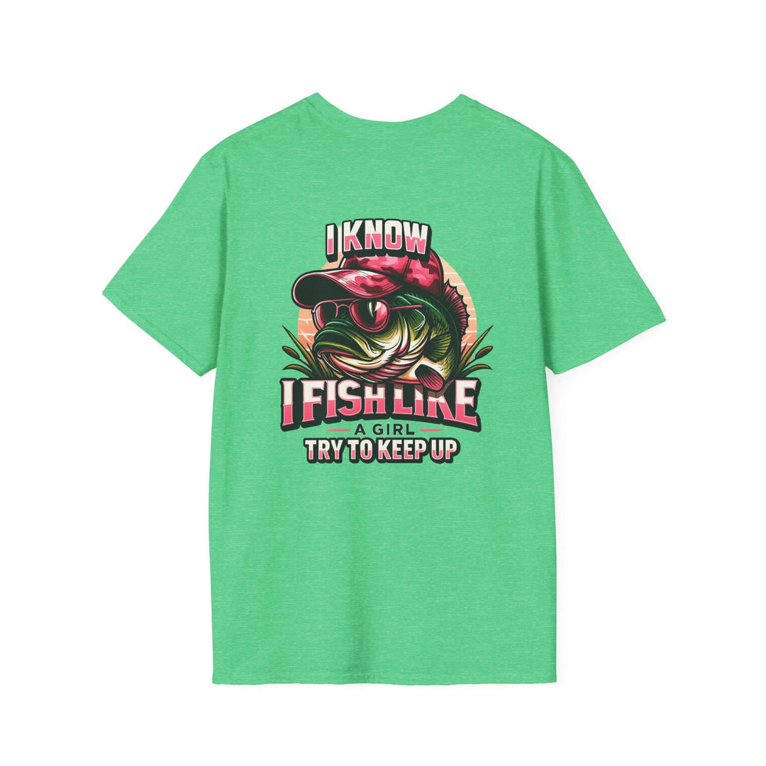 I Fish Like a Girl – Try to Keep Up Tee by Bonehook Outfitters