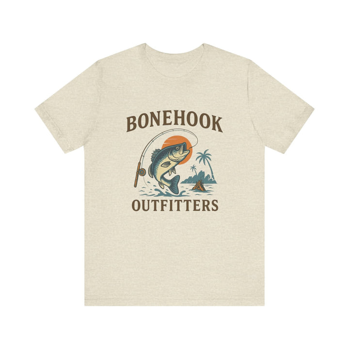 Sunset Bass Tee – Bonehook Tropical Fishing Graphic Shirt