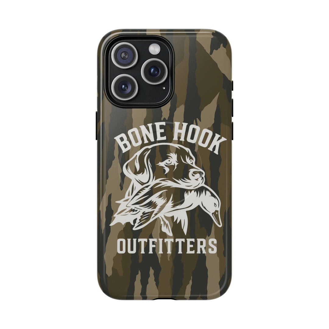 Bone Hook Outfitters Camo Phone Case – Dog & Duck Edition