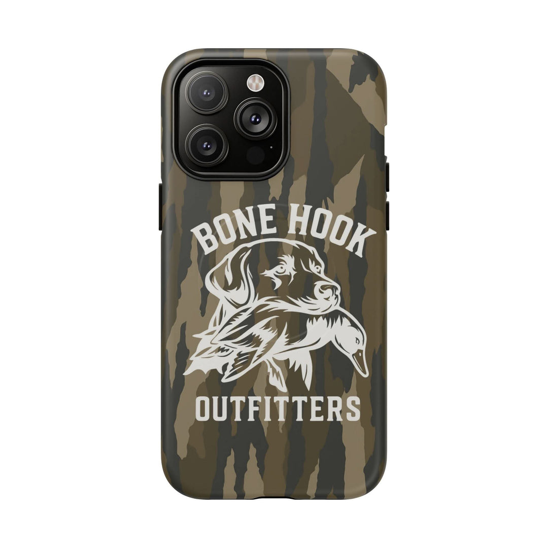 Bone Hook Outfitters Camo Phone Case – Dog & Duck Edition