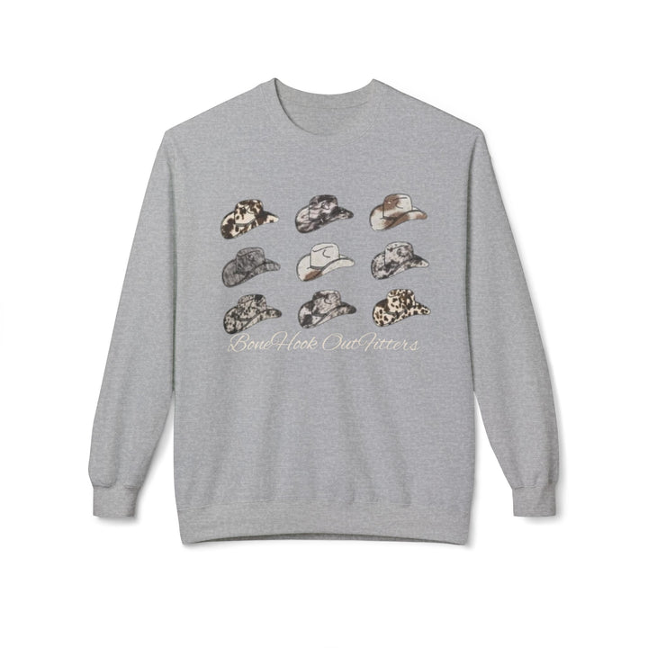 Bonehook Outfitters Camo Cowboy Crewneck – Women’s Southern Sweatshirt