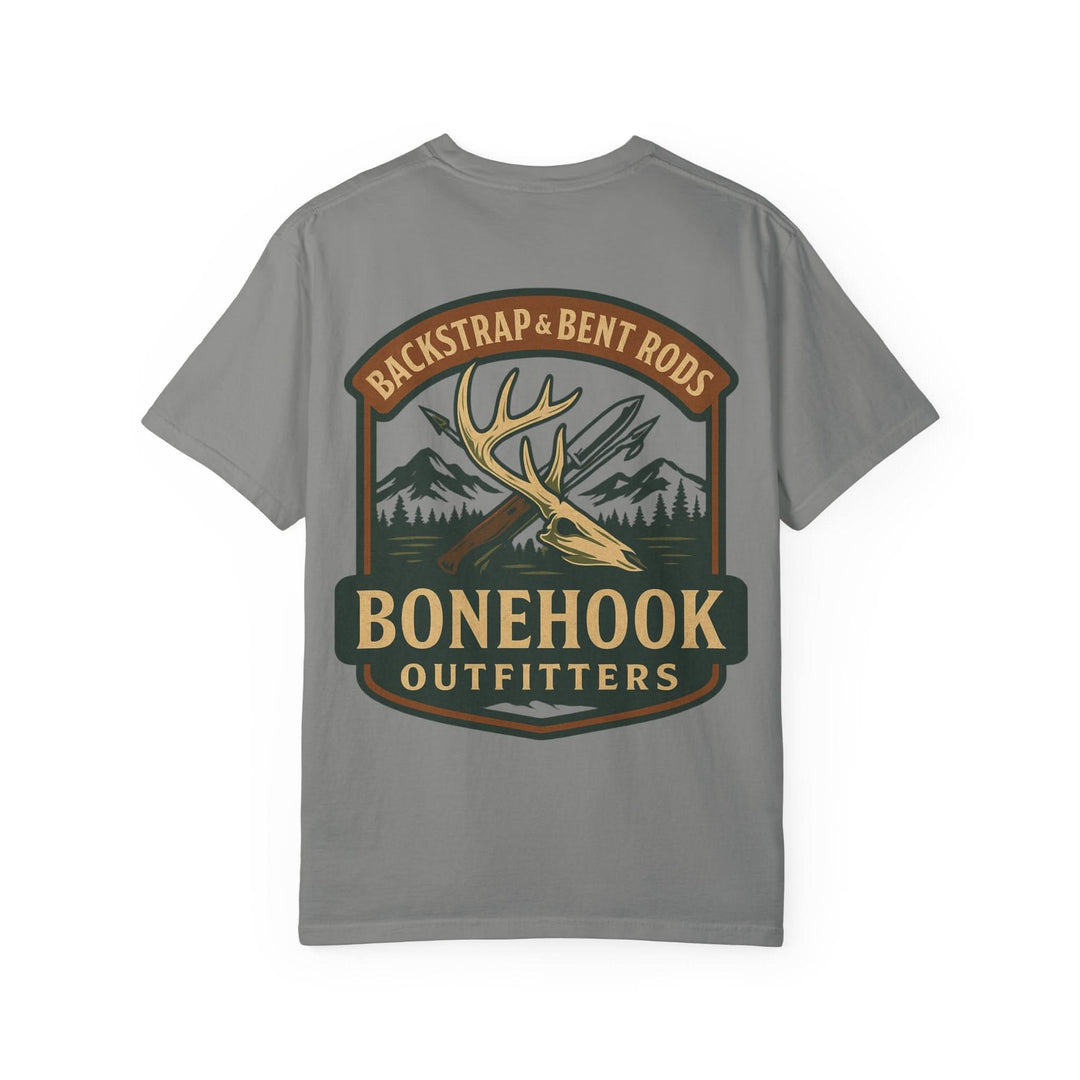 Backstrap & Bent Rods Tee – Bonehook Outdoorsman Lifestyle Shirt