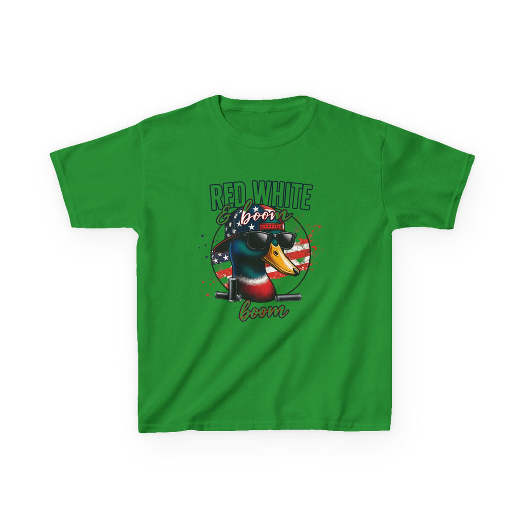 Red, White & Boom Duck Youth Tee – Patriotic Southern Style