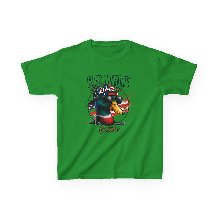 Red, White & Boom Duck Youth Tee – Patriotic Southern Style