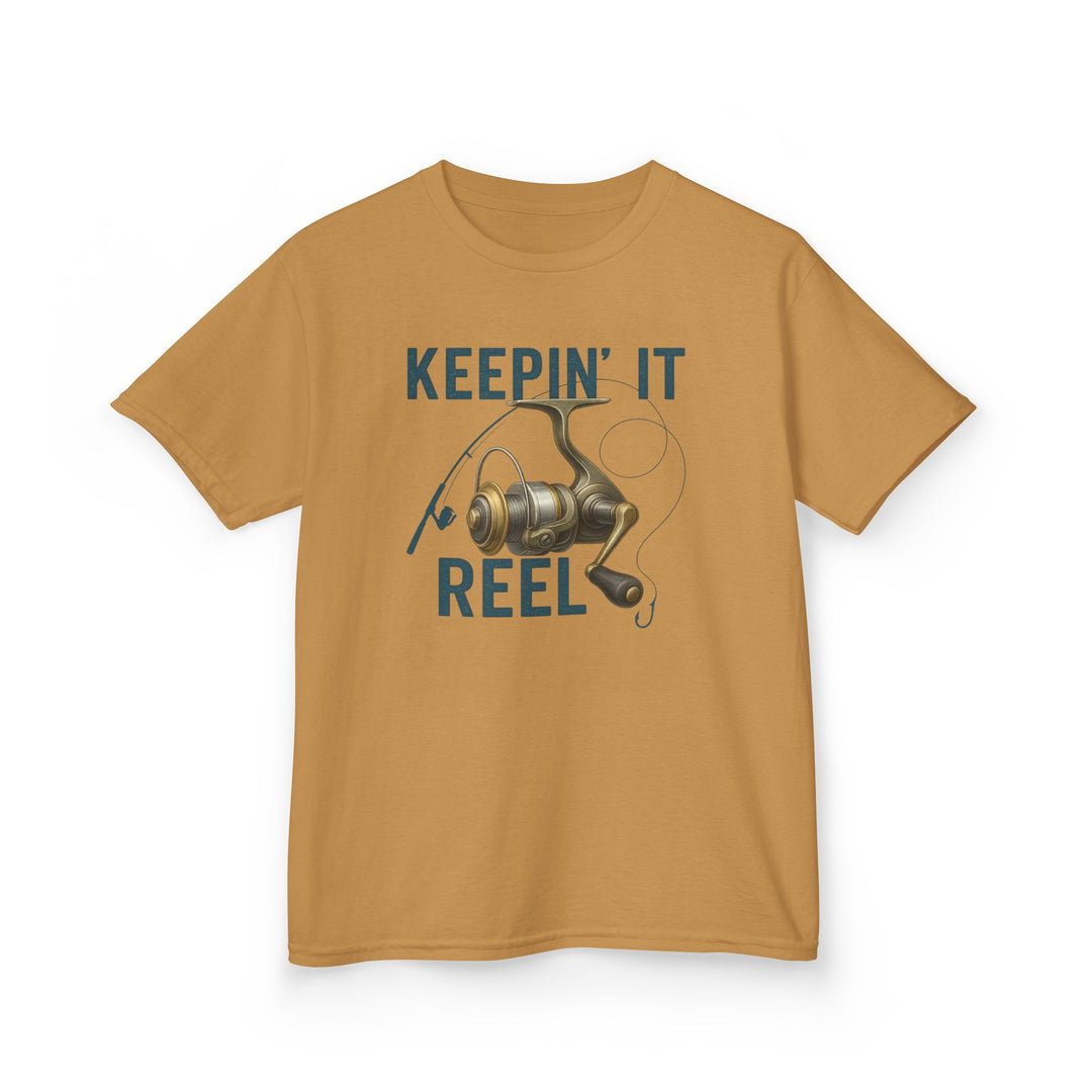 Keepin’ It Reel Youth Fishing Tee – Bonehook Outfitters