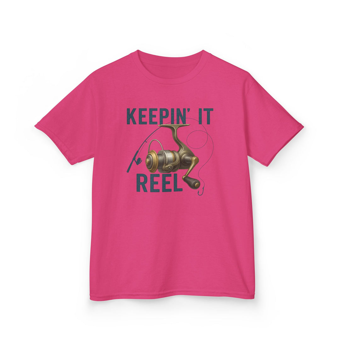 Keepin’ It Reel Youth Fishing Tee – Bonehook Outfitters