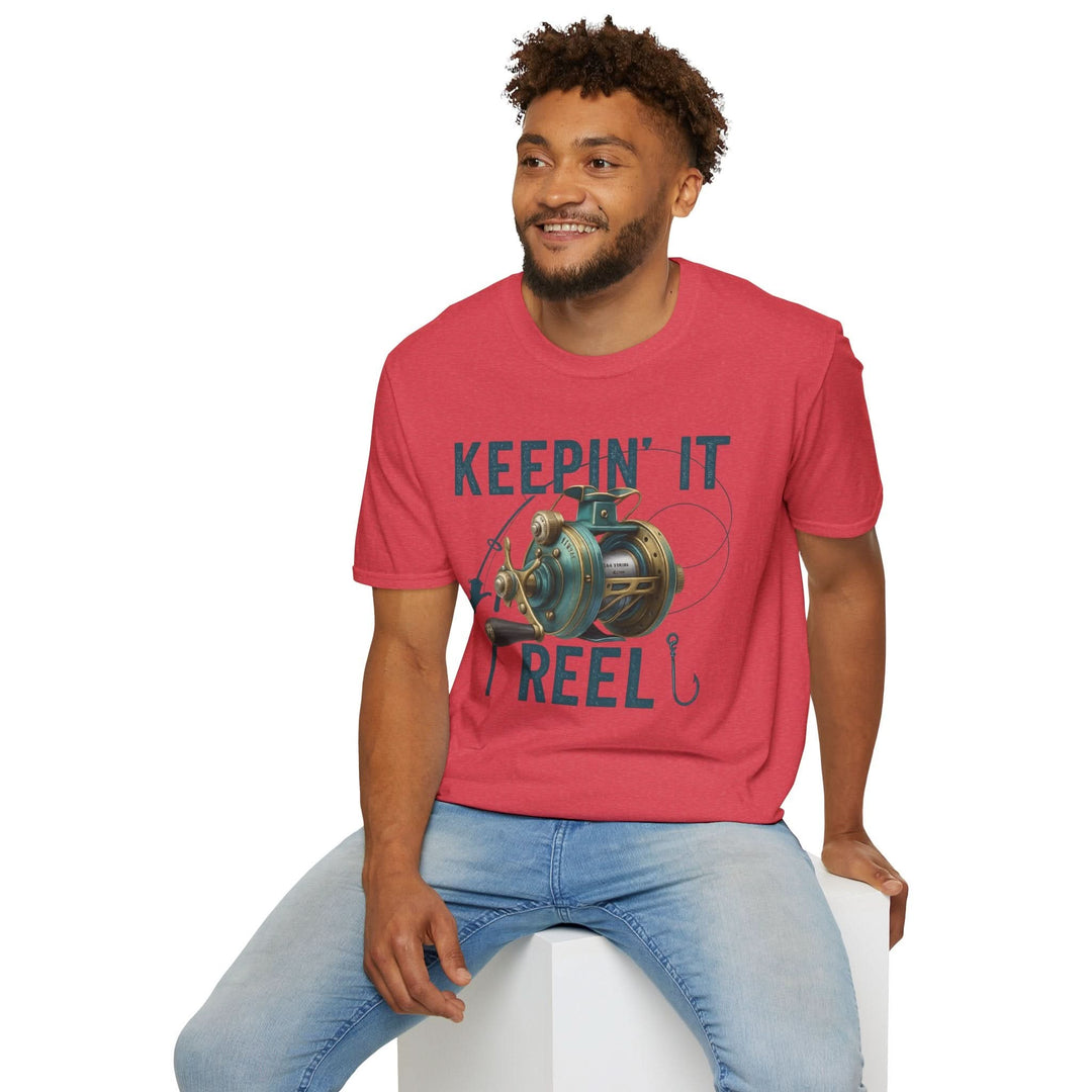 Keepin’ It Reel Fishing T-Shirt – Funny Graphic Tee for Anglers