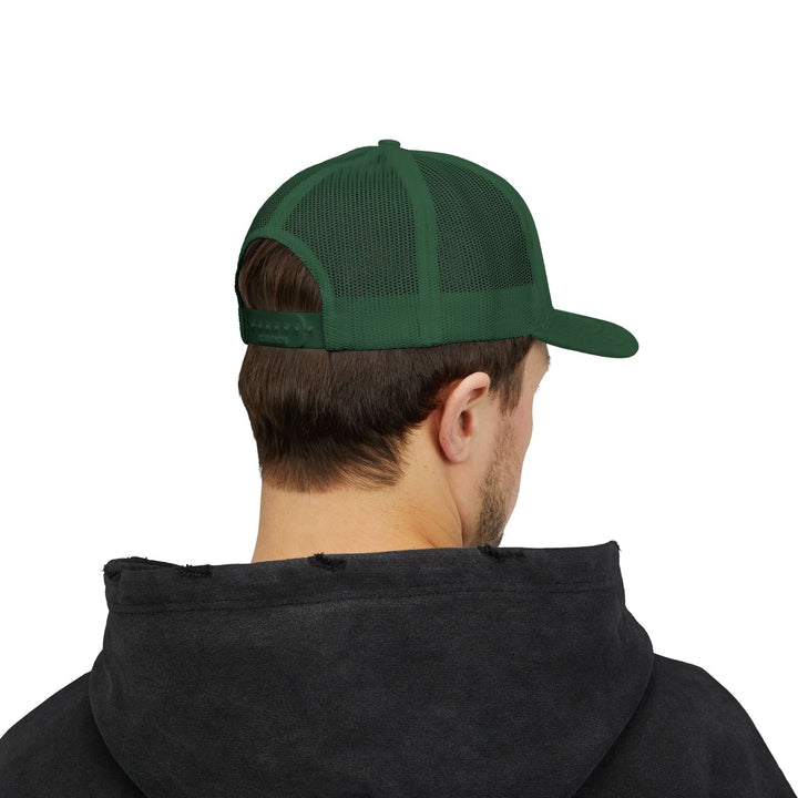 Snapback Trucker Cap - Bonehook Outfitters with County Dog and Duck Design