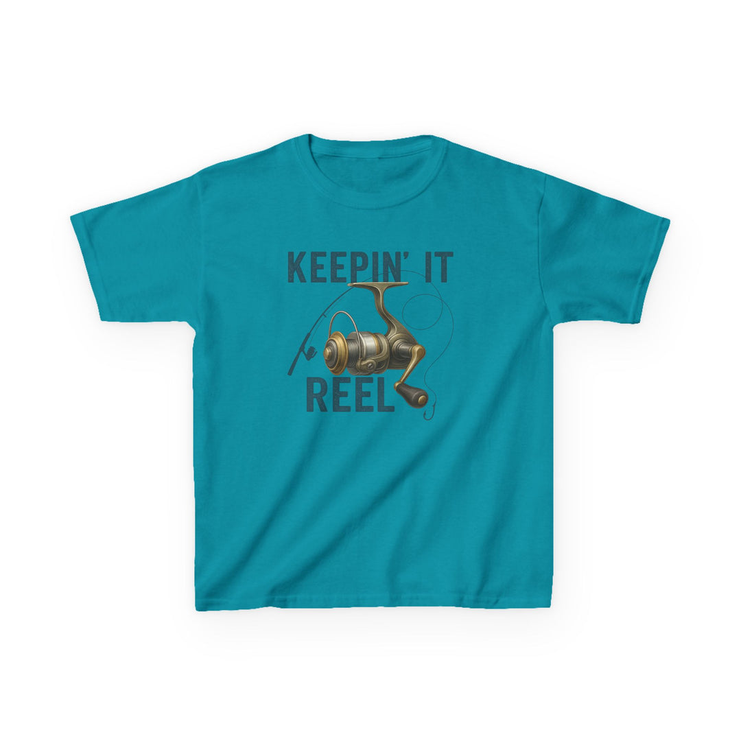 Keepin’ It Reel Youth Fishing Tee – Bonehook Outfitters