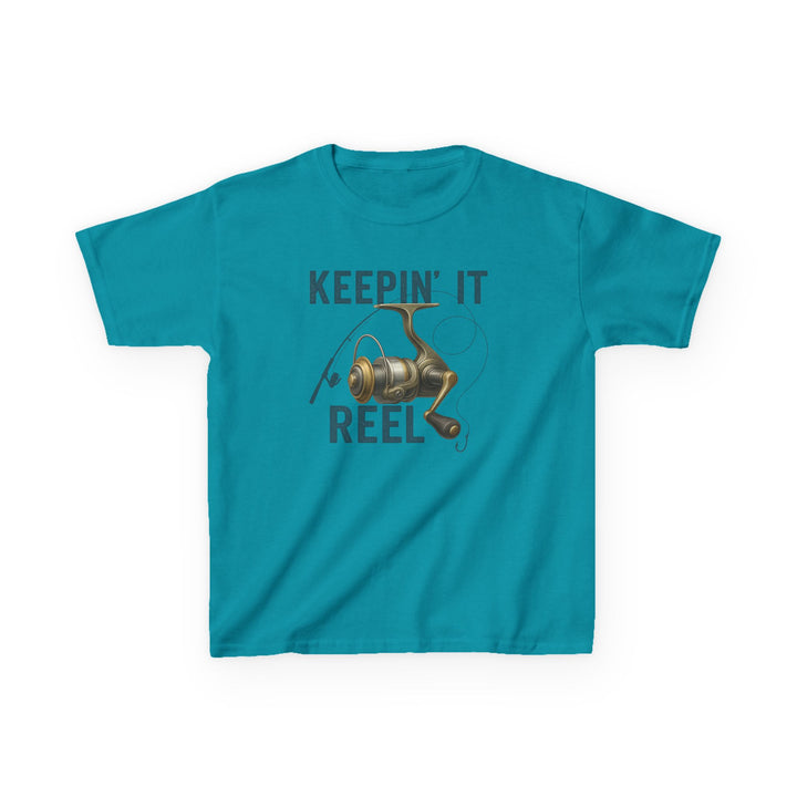 Keepin’ It Reel Youth Fishing Tee – Bonehook Outfitters