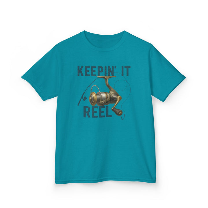 Keepin’ It Reel Youth Fishing Tee – Bonehook Outfitters
