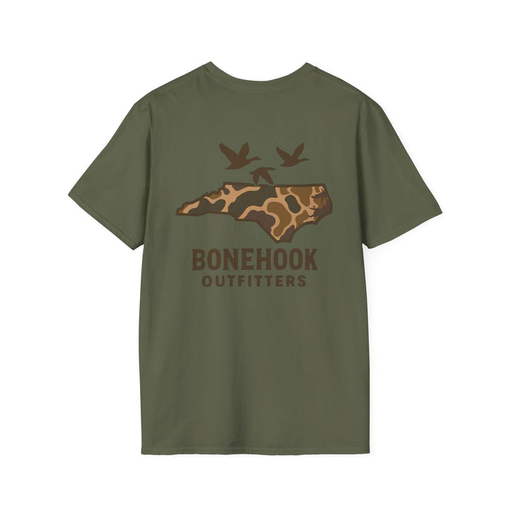 North Carolina Camo Duck Tee – Bonehook Outfitters