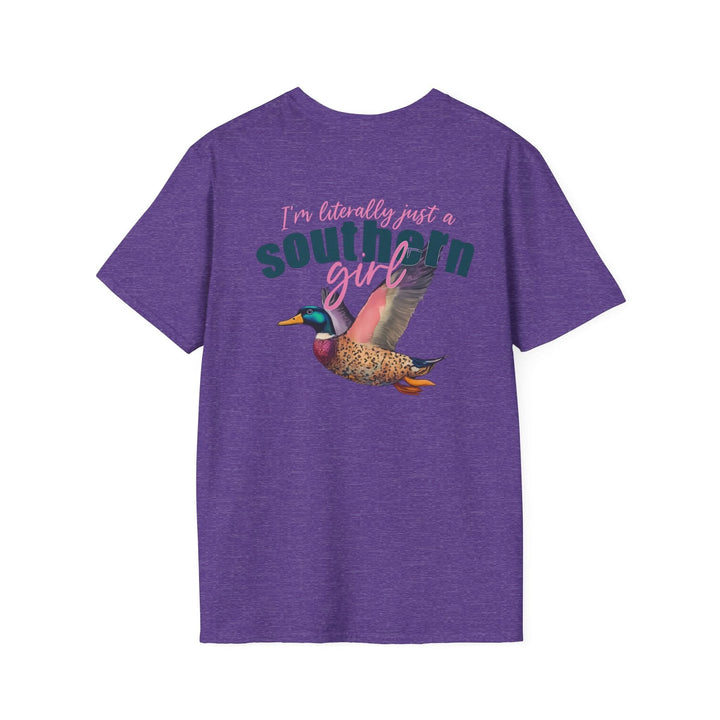 Southern Girl Duck Graphic T-Shirt, Unisex Tee for Casual Wear, Southern Pride Gift, Birthday Gift for Her, Nature Lover Apparel