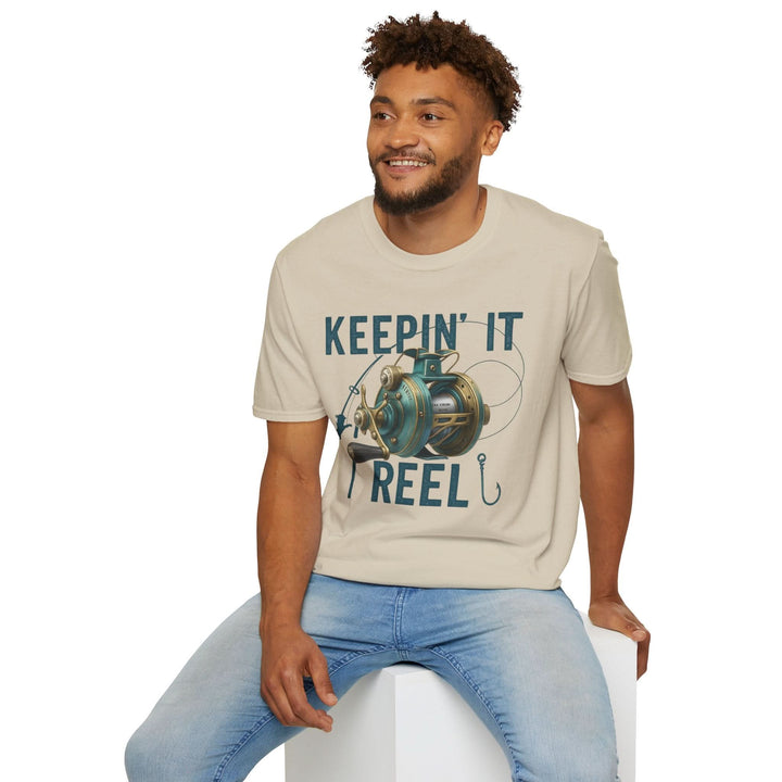 Keepin’ It Reel Fishing T-Shirt – Funny Graphic Tee for Anglers