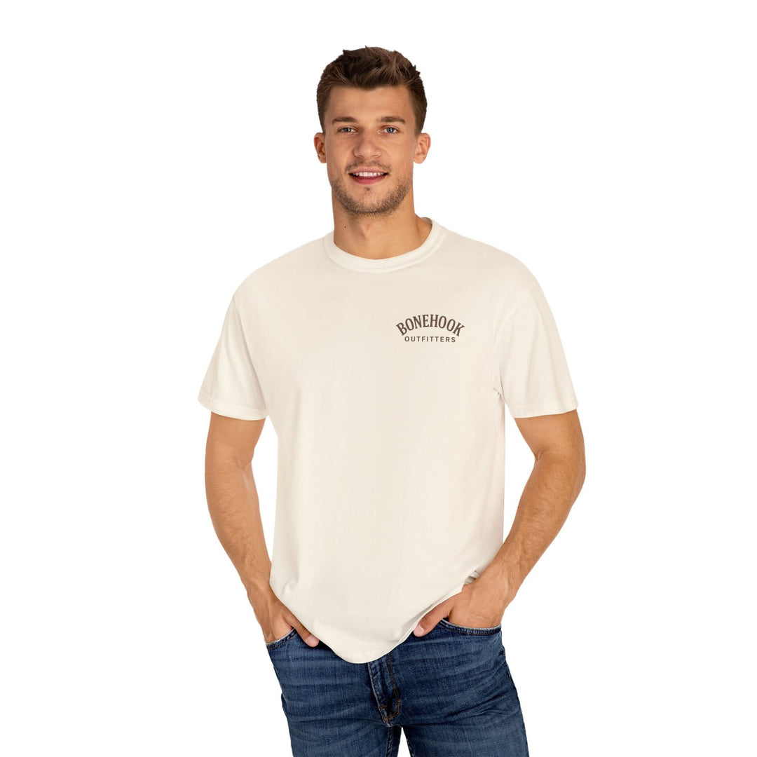 Bonehook Camo Badge Duck Tee – Southern Hunting Graphic Shirt