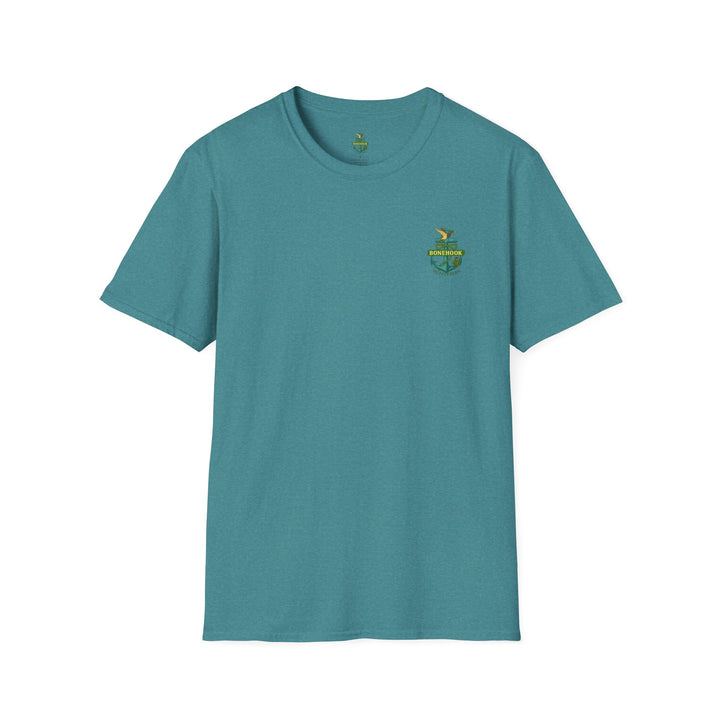 Bonehook Outfitters Women's Mallard & Anchor Tee – Sage Green