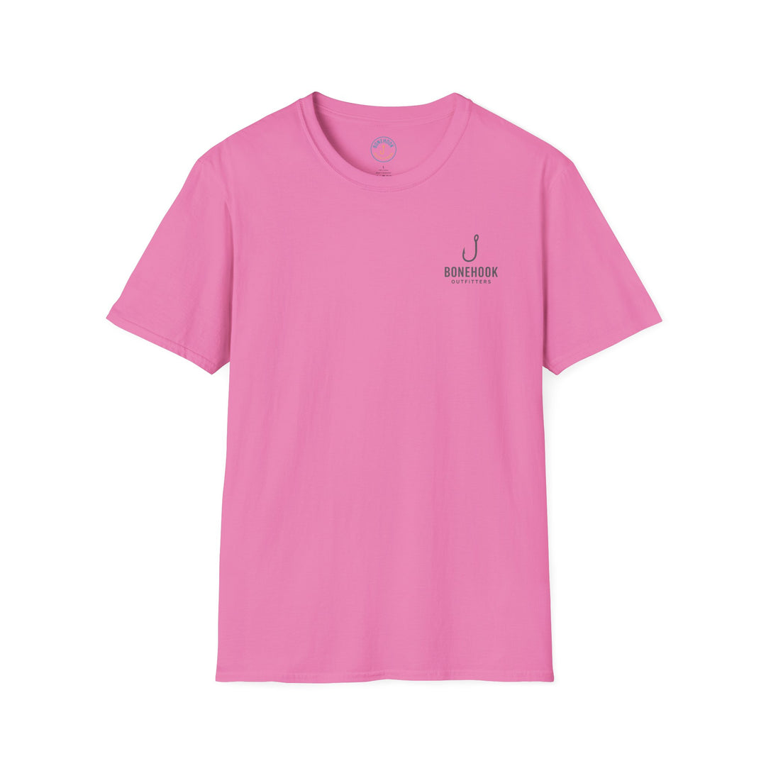 Women's "Life Is Full of Choices" Tee – Pink by Bonehook Outfitters