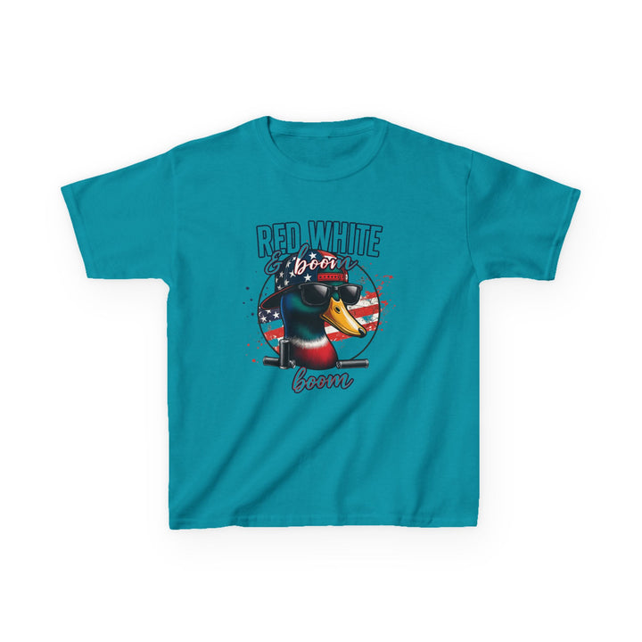 Red, White & Boom Duck Youth Tee – Patriotic Southern Style