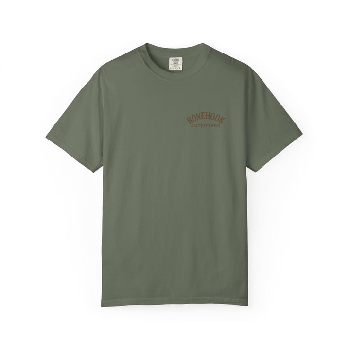 Country Boy Buck Tee – Funny Deer Graphic Shirt by Bonehook