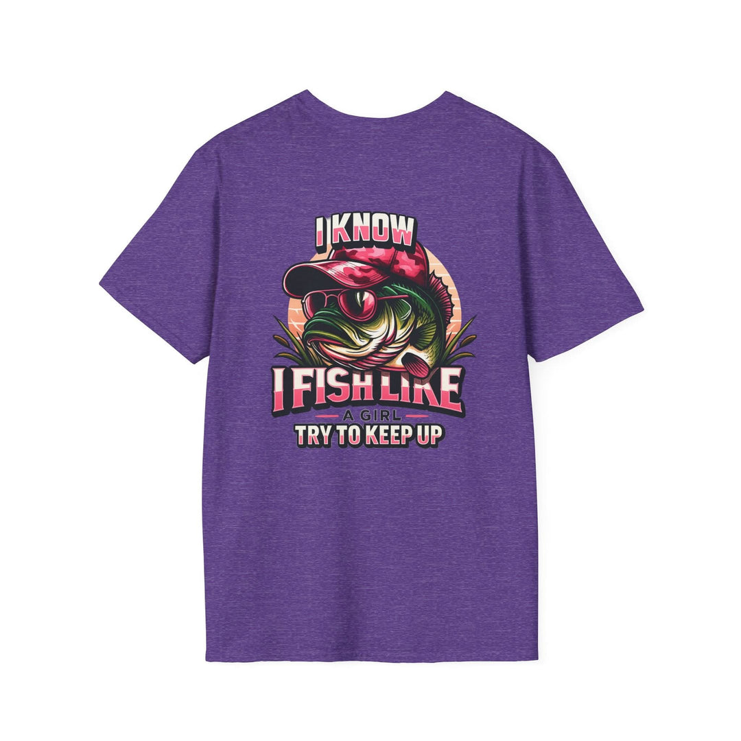 I Fish Like a Girl – Try to Keep Up Tee by Bonehook Outfitters