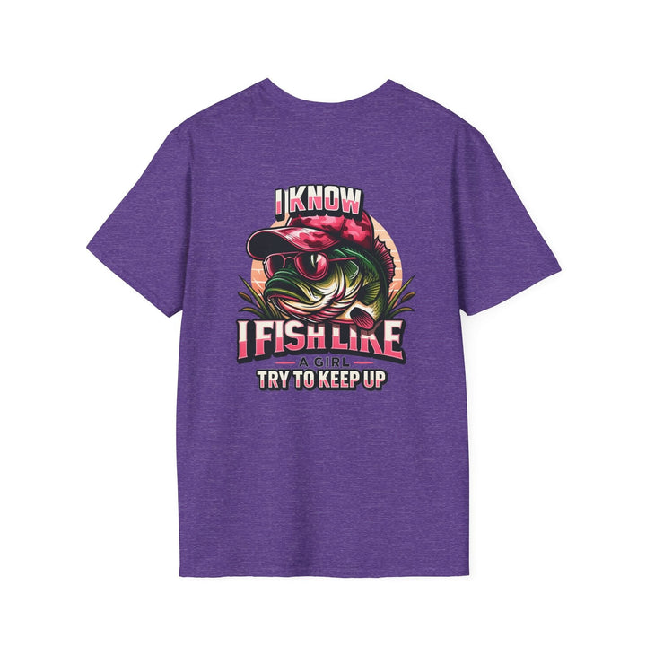 I Fish Like a Girl – Try to Keep Up Tee by Bonehook Outfitters