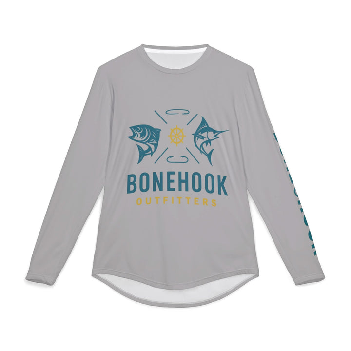 Bonehook Performance Fishing Shirt – Long Sleeve | Light Gray