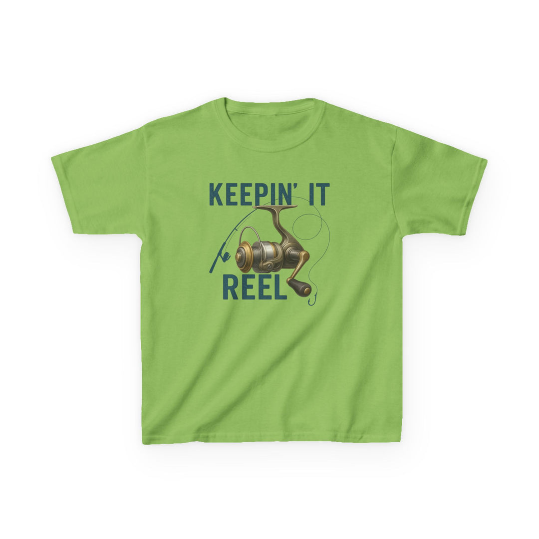 Keepin’ It Reel Youth Fishing Tee – Bonehook Outfitters