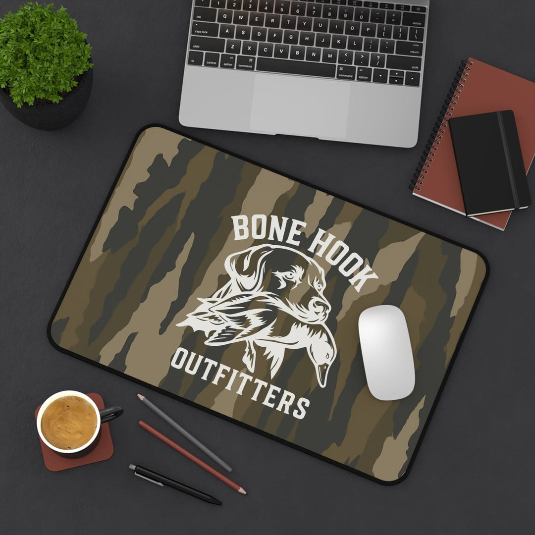 Bone Hook Outfitters Camo Desk Mat – Duck Dog Hunting Mouse Pad